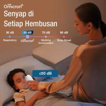 Gambar produk TaffOmicron Alat Terapi Pernapasan Mesh Nebulizer Portable Inhaler Versi Baterai - JSL-W303