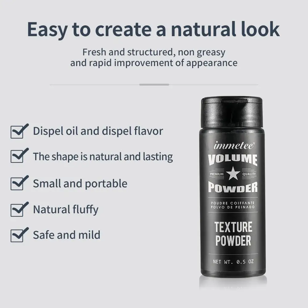 Gambar produk Immetee Dry Shampoo Hair Fluffy Powder Bedak Rambut Anti Lepek 15g - IT399
