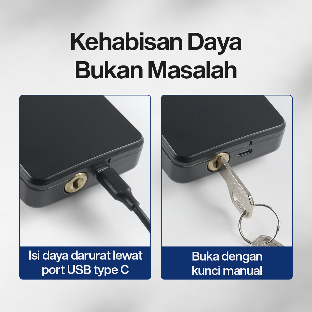 Benzi Smart Door Lock Fingerprint Password Card Cryptography - B21 Gambar produk Benzi Smart Door Lock Fingerprint Password Card Cryptography - B21