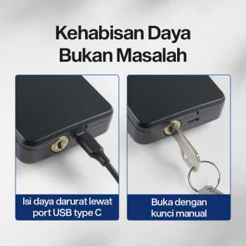 Benzi Smart Door Lock Fingerprint Password Card Cryptography - B21 Gambar produk Benzi Smart Door Lock Fingerprint Password Card Cryptography - B21