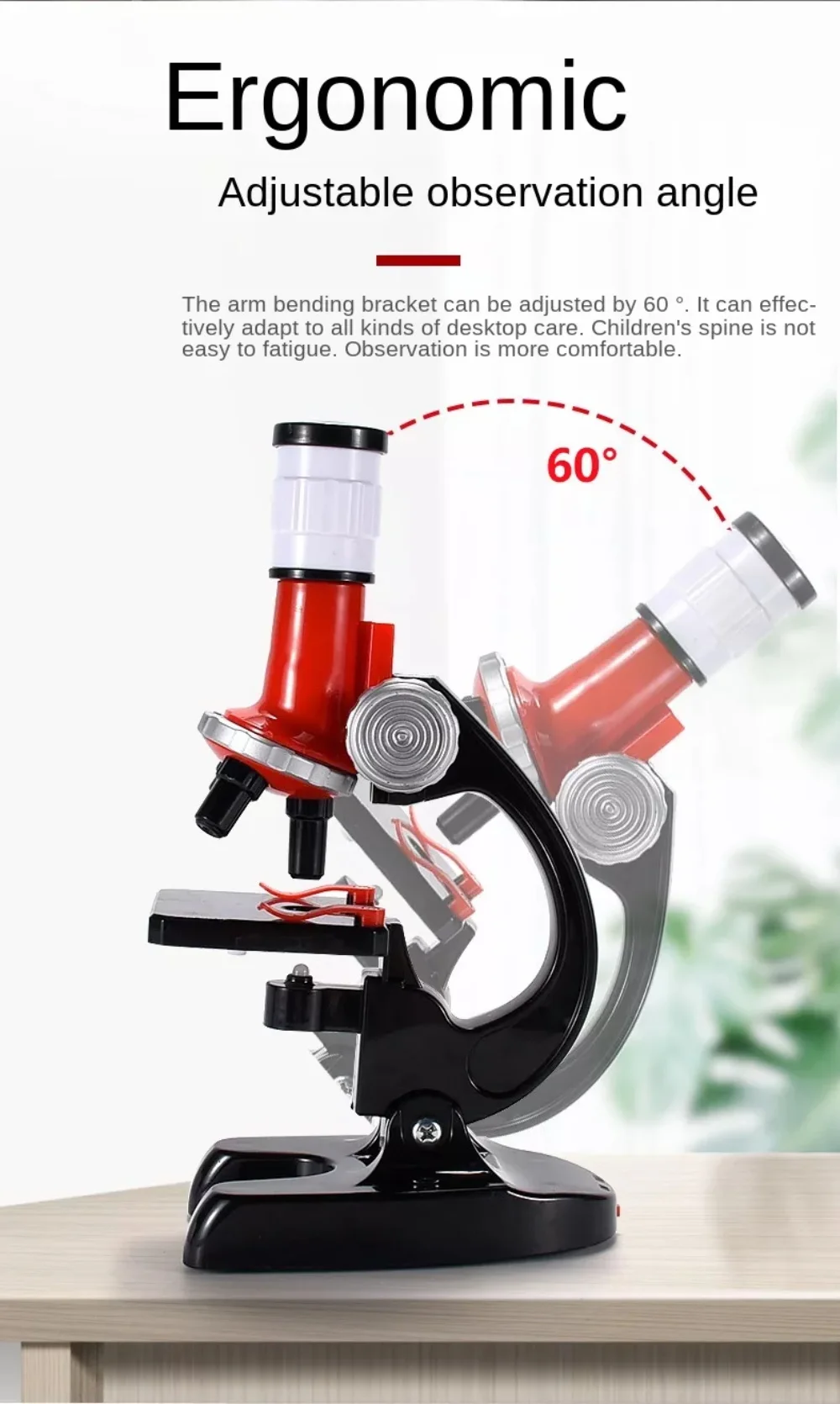 FMA Mainan Mikroskop Portable Microscopes 1200X with LED Light - LZ8601 Gambar produk FMA Mainan Mikroskop Portable Microscopes 1200X with LED Light - LZ8601