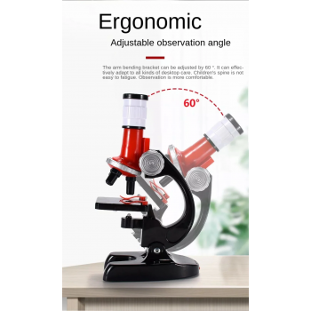 FMA Mainan Mikroskop Portable Microscopes 1200X with LED Light - LZ8601 Gambar produk FMA Mainan Mikroskop Portable Microscopes 1200X with LED Light - LZ8601