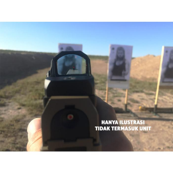 Gambar produk U.S. Optics Red Dot Sight Rifle Tactical Scope Hunting 5 MOA 1x - DRS 2.0E