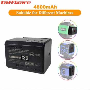 Taffware Baterai Laser Level 3D Rechargeable Battery with LED Display - BM03