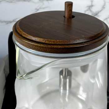 Gambar produk HAPOIN Teko Teh Kaca Saringan Tahan Panas Infuser Teapot 650ml - HP13