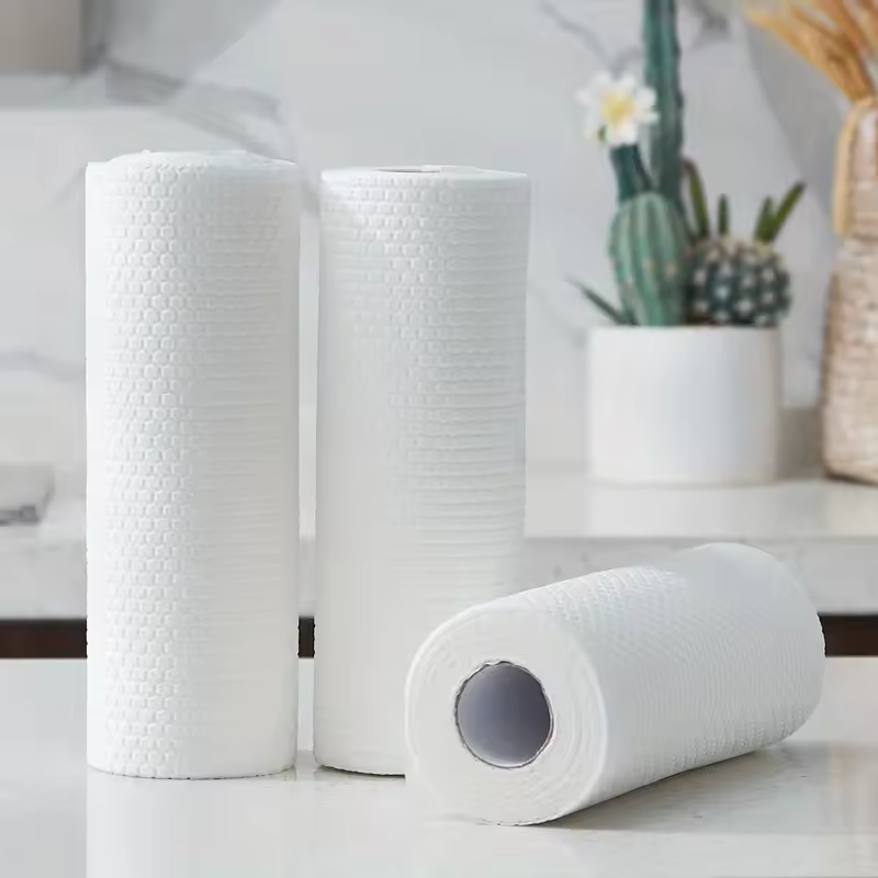 Gambar produk FMA Kain Lap Lazy Dishcloths Disposable Polyester Non-Woven 120 PCS - QH-MJ-LRMB