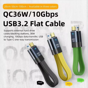 UGI Kabel Charger USB Type C 3.2 Super Fast Charge QC 36W 10Gbps - UG03