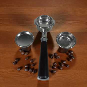 Gambar produk COHINA Non Pressurized Portafilter E61 Stainless Steel 304 58mm Kayu - CHA304