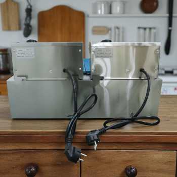 Gambar produk WUTANG Penggorengan Elektrik Fryers Dual Tank 5000W 12L - W-12
