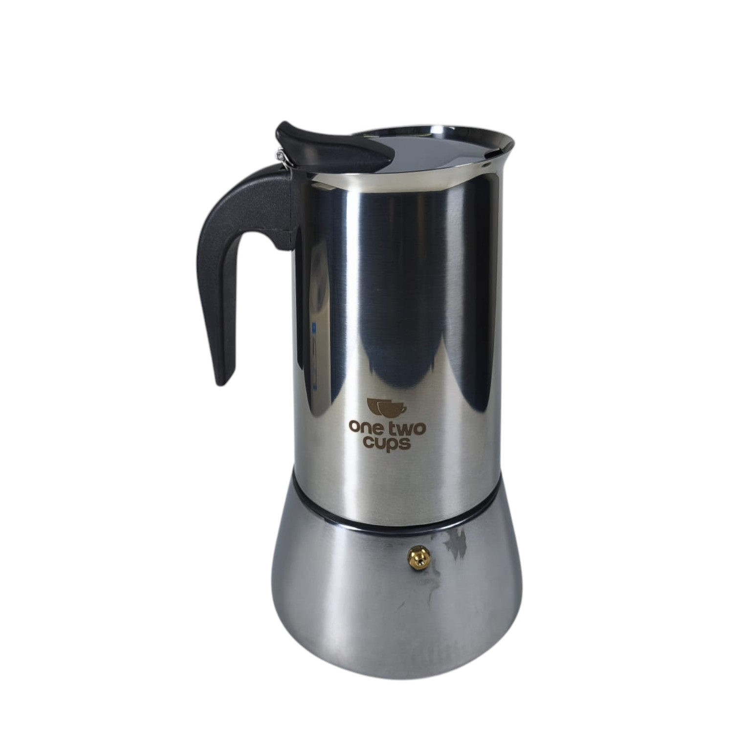 Gambar produk One Two Cups Moka Pot Espresso Coffee Maker Stovetop 12 Cup 600ml - Z21