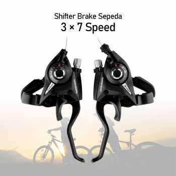 Gambar produk TaffSPORT Centra Speed Shifter Brake Gigi Sepeda 3 dan 7 Speed 2 PCS