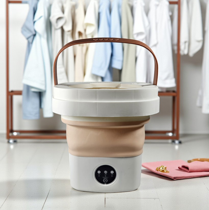Gambar produk Houselin Mesin Cuci Mini Lipat Portable Foldable Washing Machine 8L - HS8