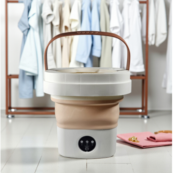 Gambar produk Houselin Mesin Cuci Mini Lipat Portable Foldable Washing Machine 8L - HS8