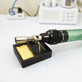 Gambar produk LISM Dudukan Solder bentuk G Welding Cleaning Sponge Iron Stand Holder - LISG48