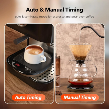 Gambar produk FREESIA Timbangan Kopi Digital Timer Coffee Scale 2kg 0.1g - K92E