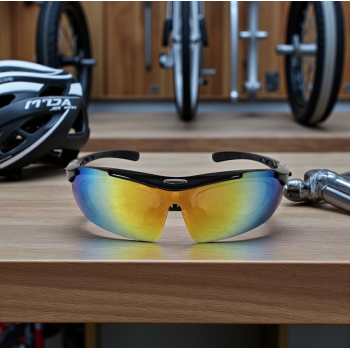 Kacamata Sepeda Polarized 5 Lensa dan Rangka Myopia - 0089