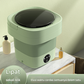 Gambar produk FMA Mesin Cuci Mini Lipat Foldable Mini Washing Machine 8L 220V - FM-8L2