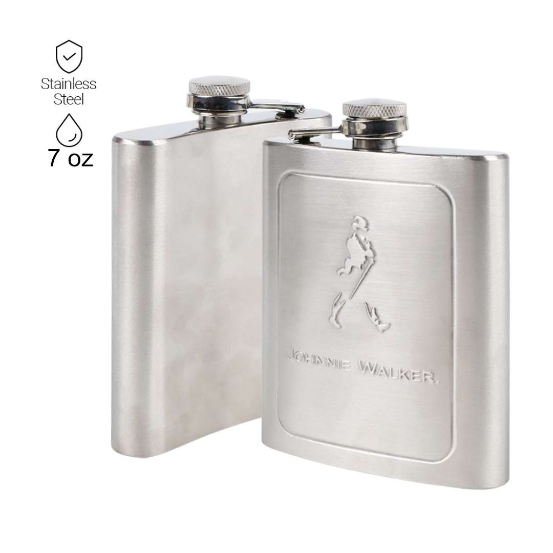 Gambar produk Hip Flask Botol Minum Wine Classic Liquor Stainless Steel 7oz Johnnie Walker - H-7