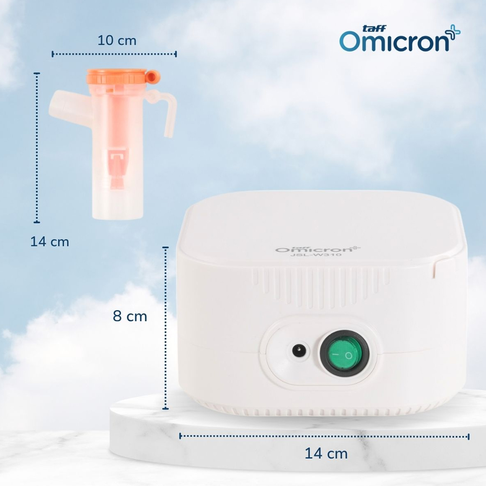 Gambar produk TaffOmicron Alat Terapi Pernapasan Compressor Nebulizer Inhaler - JSL-W310