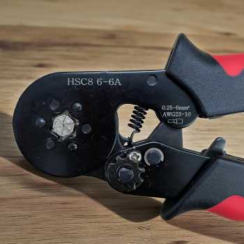 Gambar produk WOZOBUY Wire Crimp Tool Self Adjusting Crimping Pliers 0.25-6mm2 - HSC8 6-6A