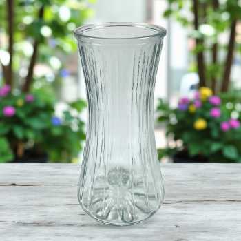 YOKIMA Vas Bunga Kaca Bening Estetik Vintage Glass Flower Vase - Y23