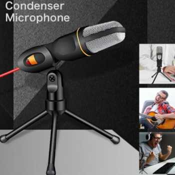 SOHU Mikrofon Kondenser Microphone Condenser Podcast Studio with Stand - SF-666