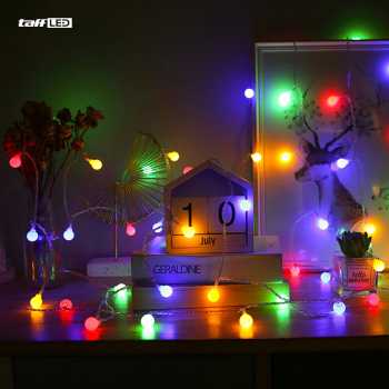 TaffLED Lampu Hias String Lights Fairy Garland Waterproof 40 LED 5.8M - XD200 Gambar produk TaffLED Lampu Hias String Lights Fairy Garland Waterproof 40 LED 5.8M - XD200