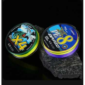Gambar produk J-Cheng Senar Pancing PE 4 Braided Strand Fishing Line 100M 2.0 - JC543