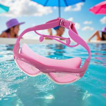 Chanskyu Kacamata Renang Anak Anti Fog UV Protection with Earplug - CK185