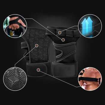 Gambar produk Lingfeng Sarung Tangan Olahraga Weightlifting Training Sport Gloves L - INU165