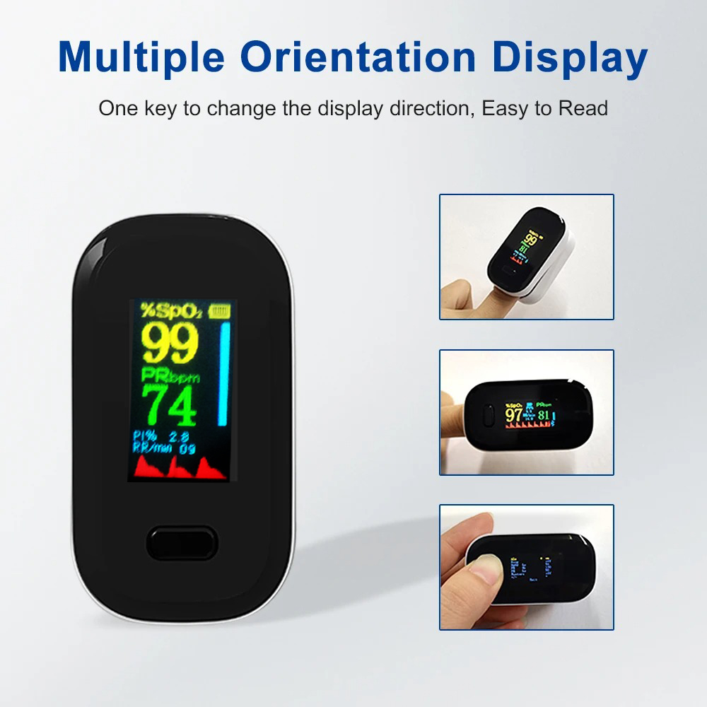 RESOXY Fingertip Pulse Oximeter Alat Ukur Saturasi Oksigen Darah TFT - YK-80A Gambar produk RESOXY Fingertip Pulse Oximeter Alat Ukur Saturasi Oksigen Darah TFT - YK-80A