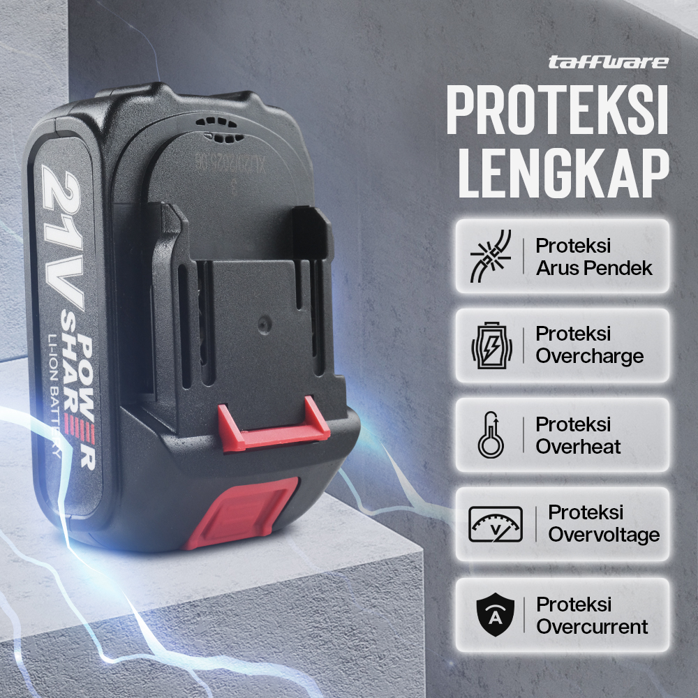 Gambar produk Baterai Makita LXT 5C BL1850 21V Power Tools Li-Ion Battery 2000mAh - 88Vf