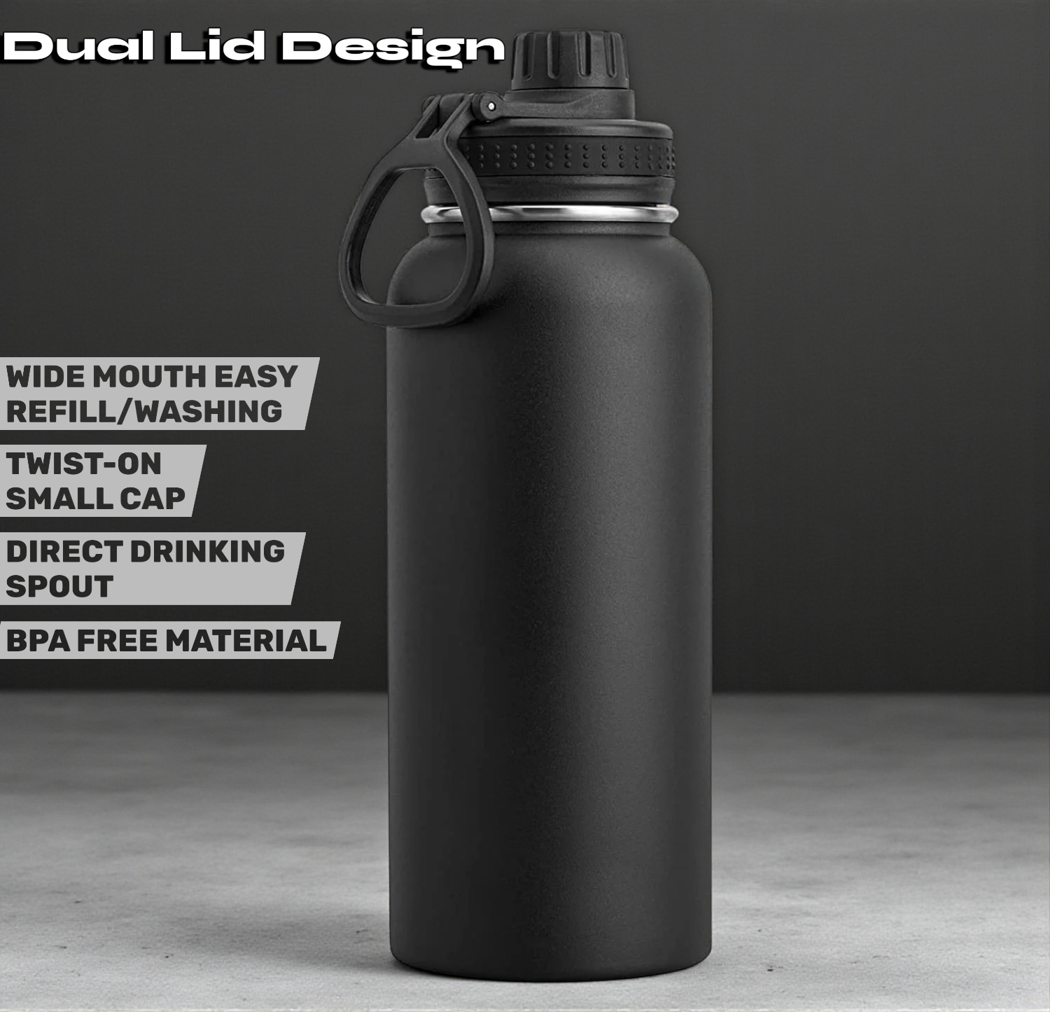 Gambar produk LVL Botol Minum Termos Stainless Steel 304 960ml - LVL-96