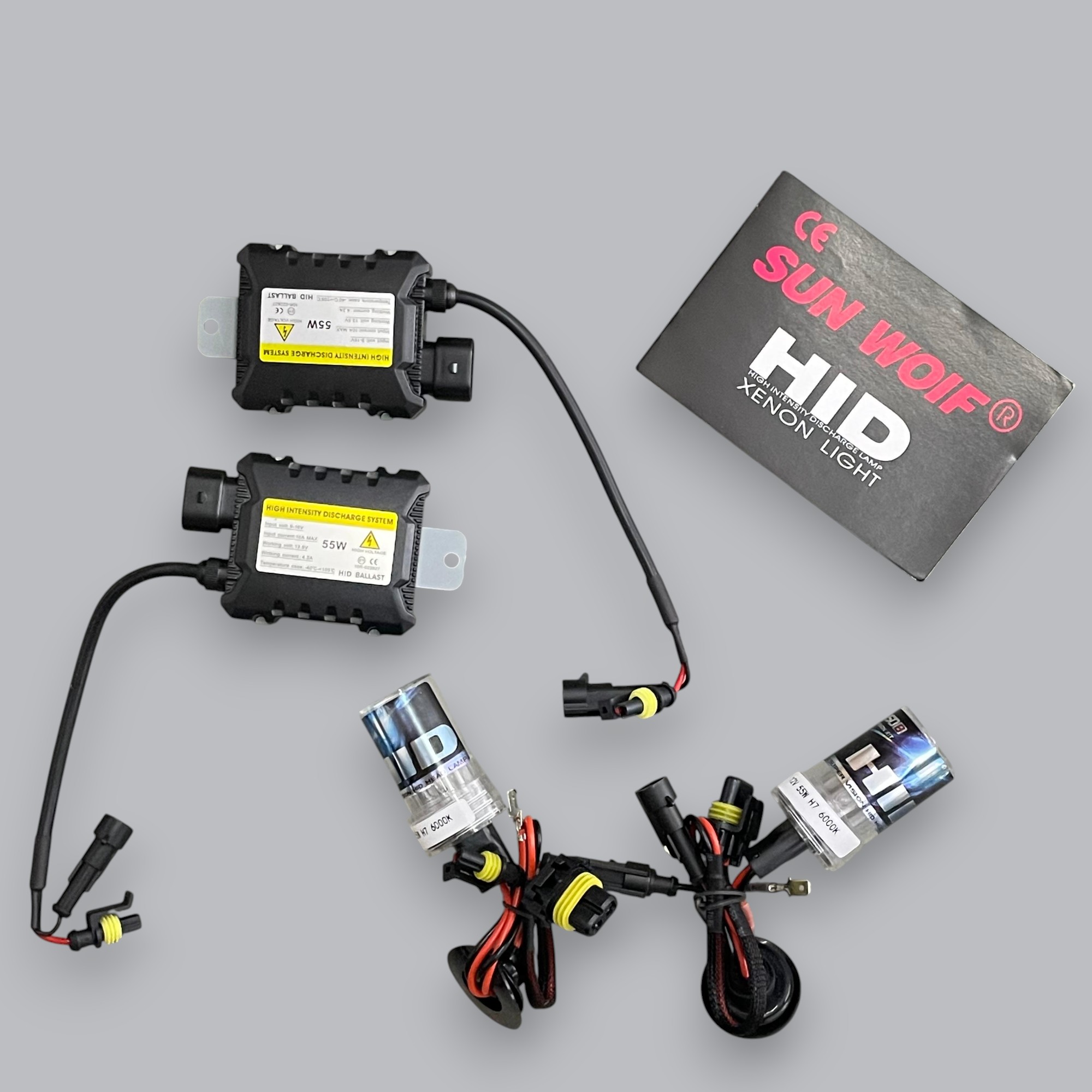 Gambar produk SHL Lampu Depan Mobil Headlamp HID H7 Ballast 12V Cool White 2PCS - RSVR