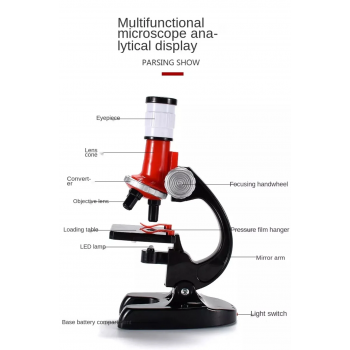 FMA Mainan Mikroskop Portable Microscopes 1200X with LED Light - LZ8601 Gambar produk FMA Mainan Mikroskop Portable Microscopes 1200X with LED Light - LZ8601