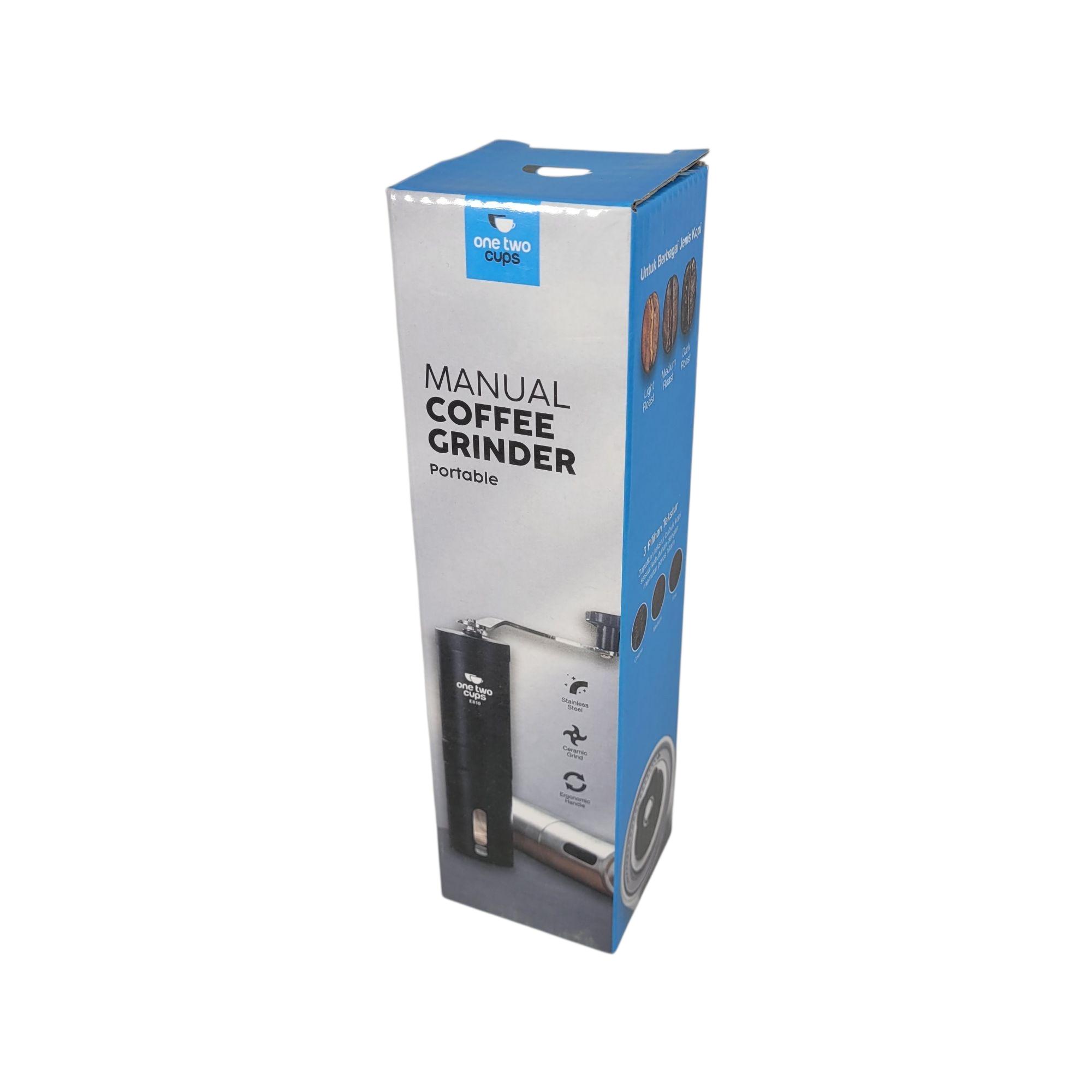 Gambar produk One Two Cups Penggiling Biji Kopi Manual Coffee Grinder Adjustable - E810