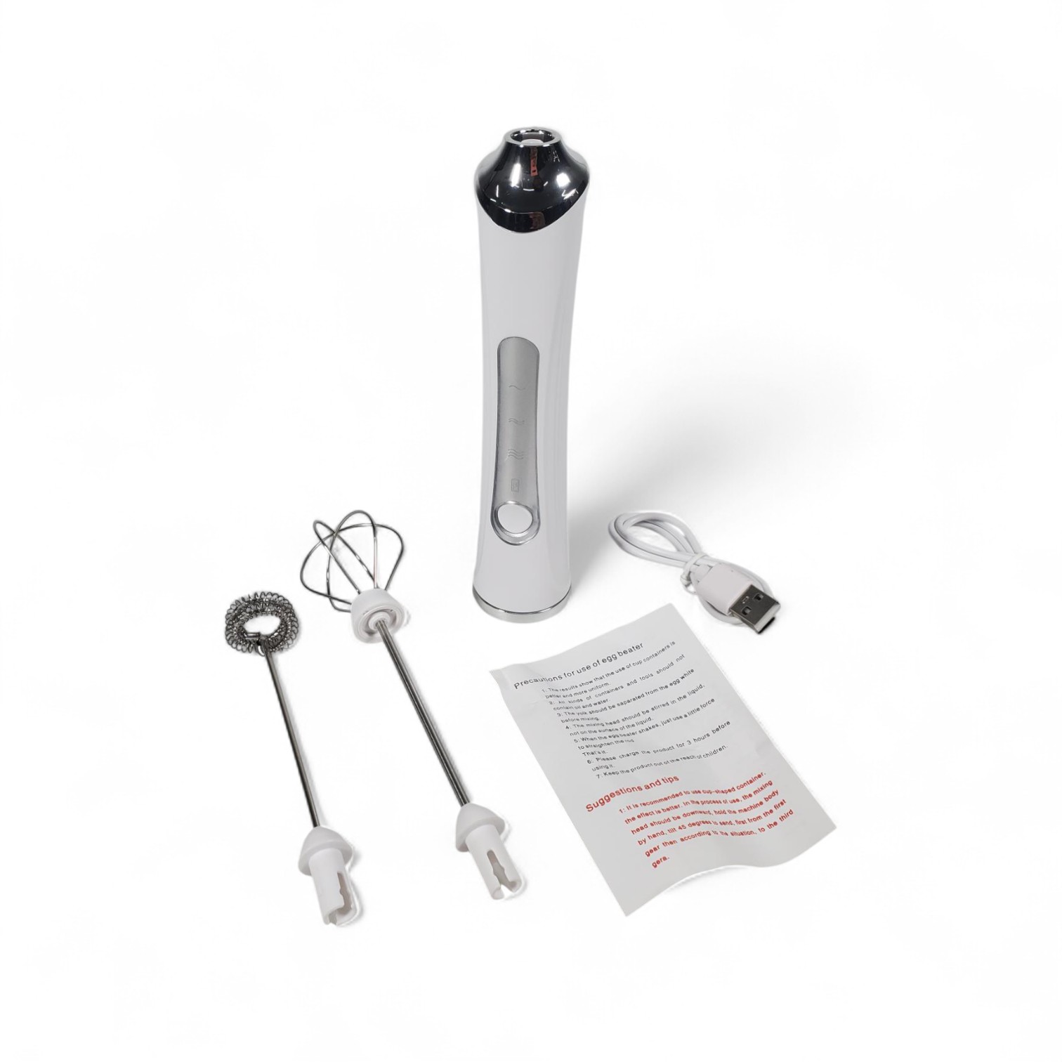 Gambar produk FMA Hand Mixer Mini Pengocok Telur Kopi Milk Frother 1200mAh - FM-NPW
