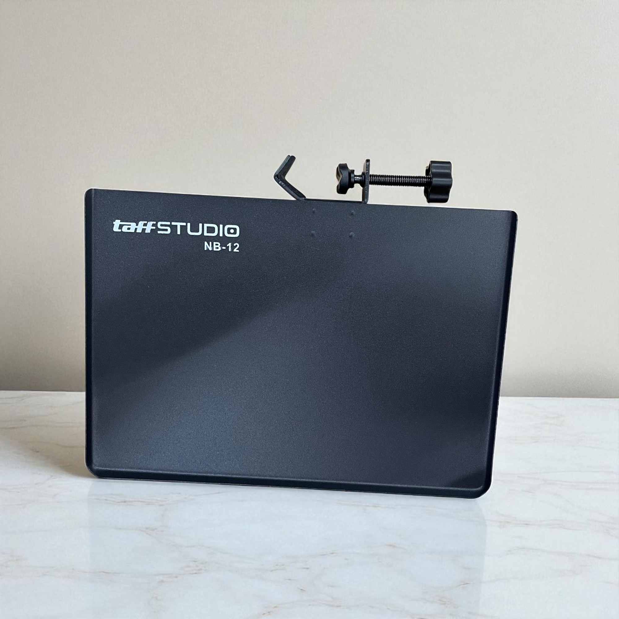 Gambar produk TaffSTUDIO Microphone Stand Holder Clip On Tray for Mic Stand Utility 16.5x23cm - NB-12