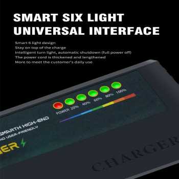 Gambar produk JHOPASS Charger Aki Sepeda Listrik Smart Battery Charger Portable 60V 20Ah - JH-20