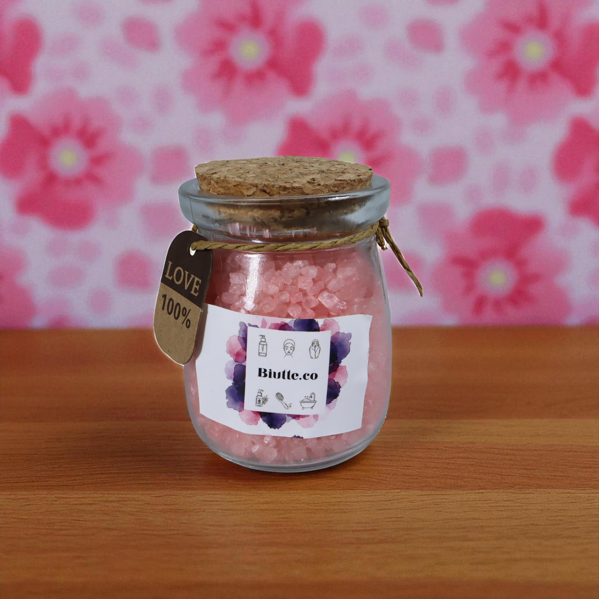 Gambar produk Biutte.co Garam Mandi Spa Aromaterapi Bath Salt 110g Rose - HK110