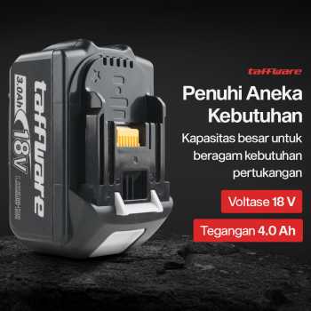 Gambar produk Taffware Baterai Makita LXT 5C BL1850 18V Li-Ion Battery 3.0Ah - BL1860B