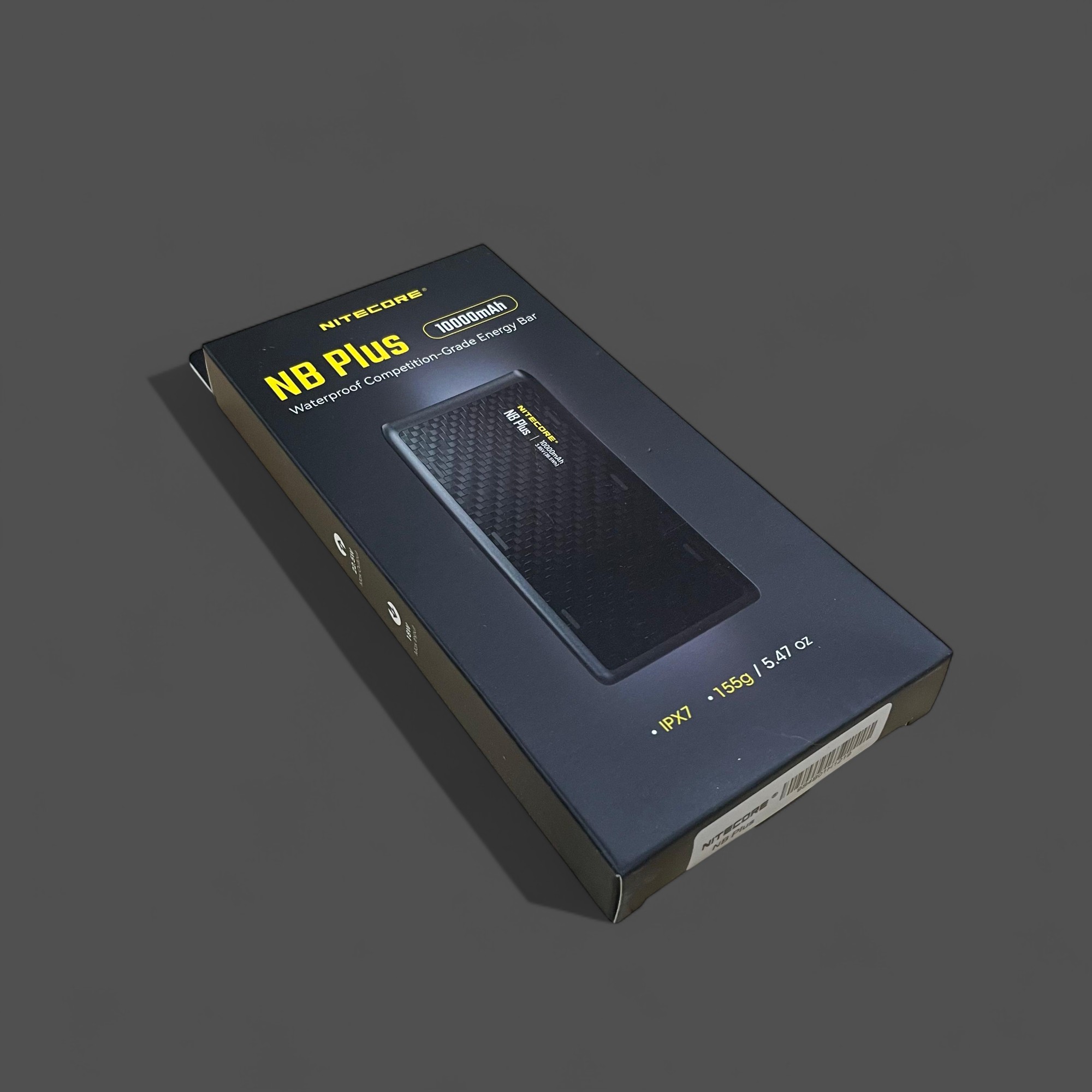 Gambar produk NITECORE Power Bank PD QC Carbon Fiber IPX7 Dual USB 22.5W 10000mAh - NB Plus