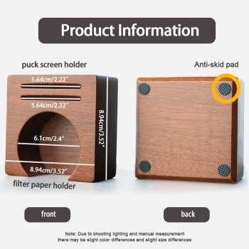 Gambar produk ASPY Tempat Penyimpanan 2in1 Paper Filter Puck Screen Espresso Storage - A-52