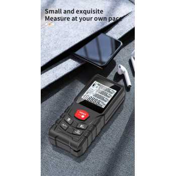 Gambar produk SNAKOL Pengukur Jarak Laser Range Finder Portable Waterproof 120M SK-120 - SK