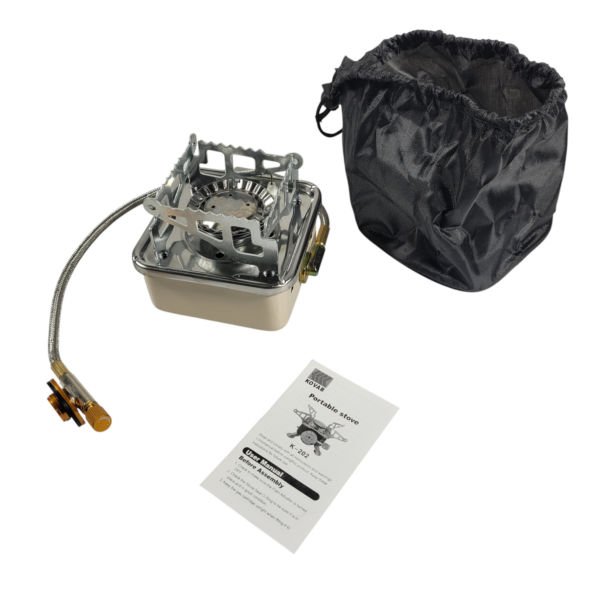Gambar produk KOVAB Kompor Gas Portable Lipat Outdoor Ultralight Camping Stove - K-202