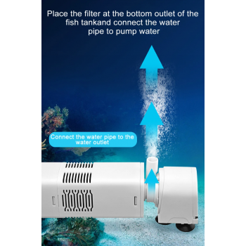 Gambar produk FMA Filter Aquarium 3in1 Mini Hanging Oxygen Aerator 400 L/jam 4W - JY-400F - 6