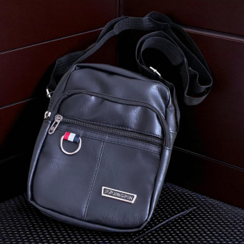 Gambar produk JINGPIN Tas Selempang Casual Pria Business Crossbody Bag PU Leather - JP2