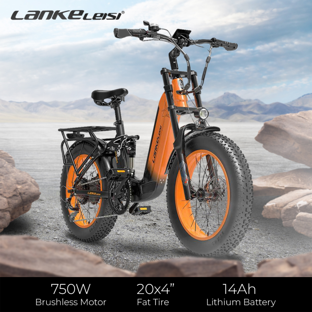 Gambar produk Lankeleisi Kommoda Sepeda Listrik Fat Bike Tire 20x4 Inch 48V 14Ah - PANDA