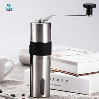 Gambar produk One Two Cups Alat Penggiling Kopi Manual Coffee Grinder Adjustable - OTC48