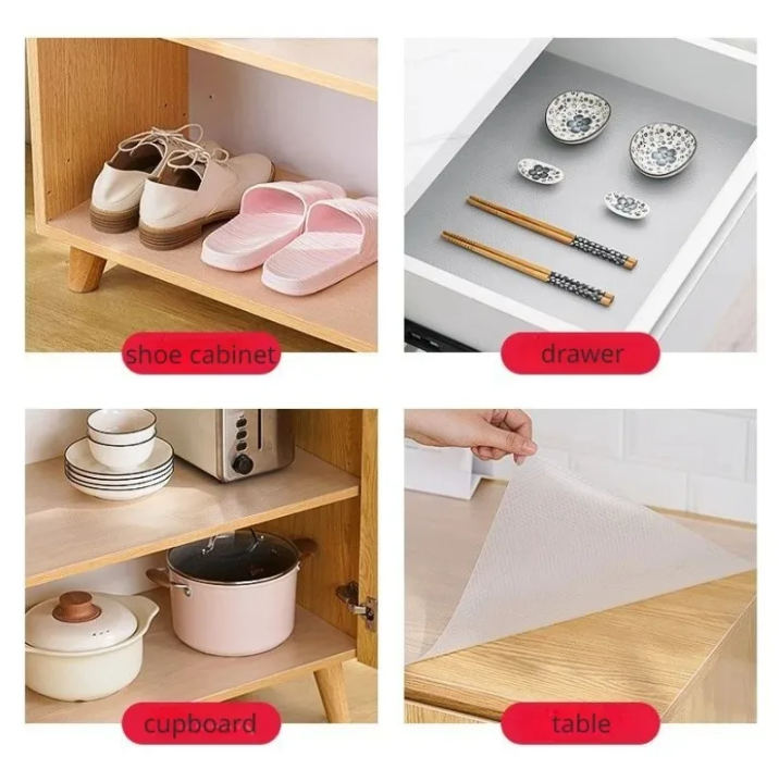 Gambar produk LIONEL Alas Laci Lemari Waterproof Cupboard Mat Shelf Liner 45x150cm - LI1